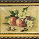 Nature morte aux fruits et fleurs.