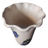 Unique Grand vase Anémones / poet laval / col 20 cm / Col forme tulipe