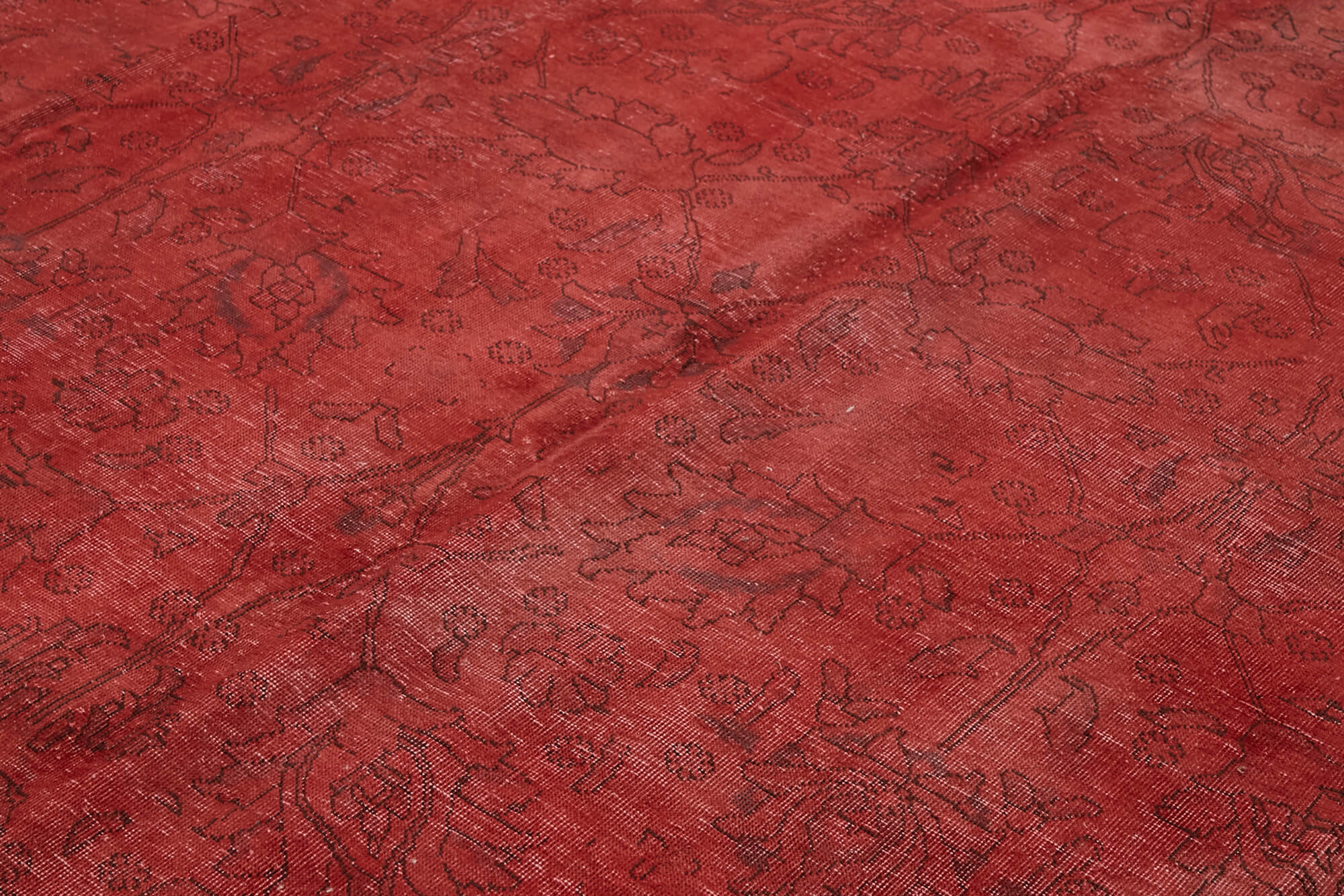 Red wool rug 1980s 316 cm x 380 cm