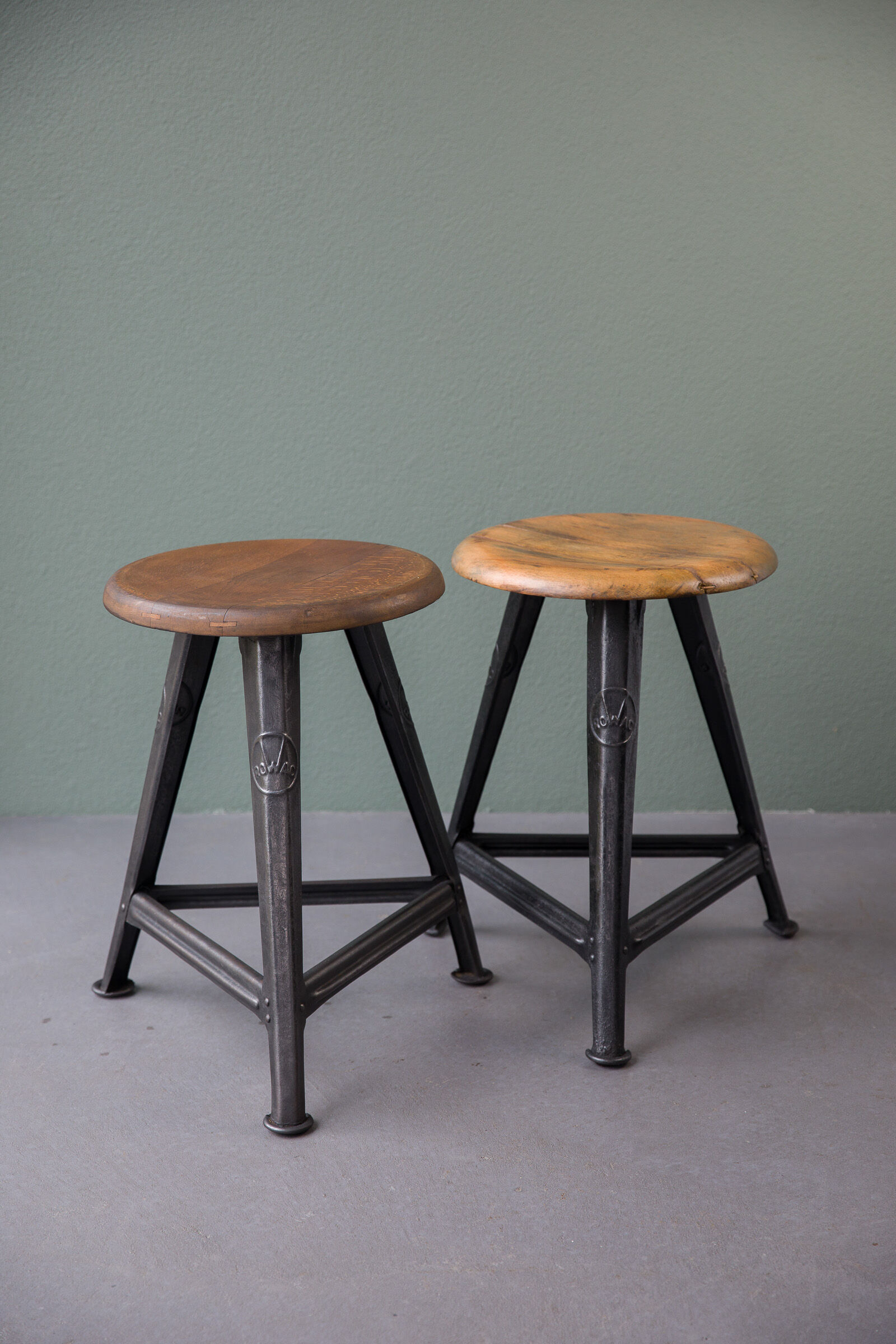 A pair of stool bauhaus