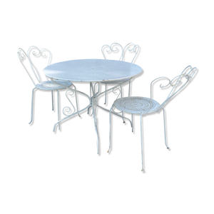 Salon de jardin en fer