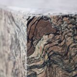 Eye-shaped marble coffee table by Roche Bobois, 1970