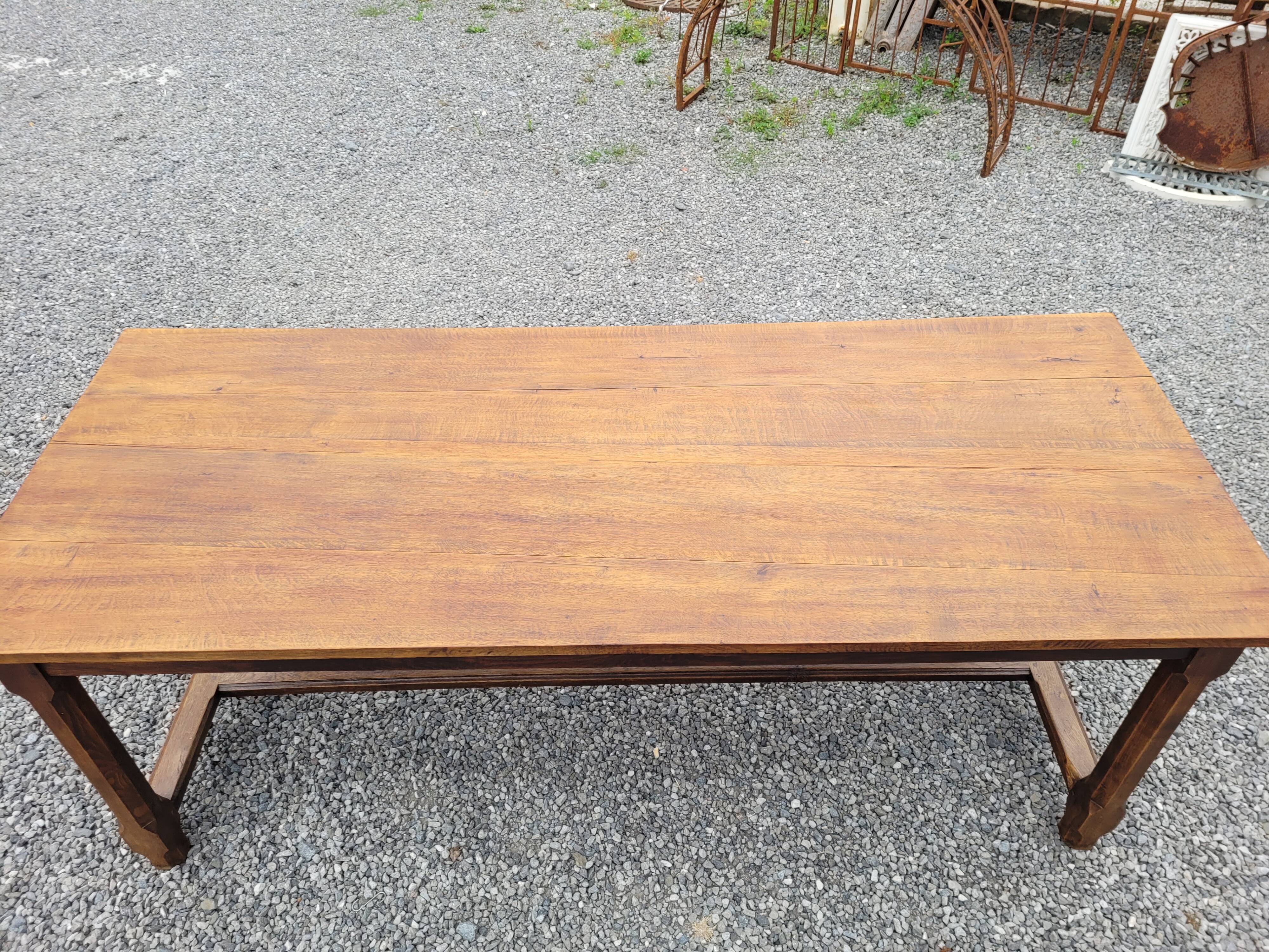 Old farmhouse table in solid oak 200×80cms