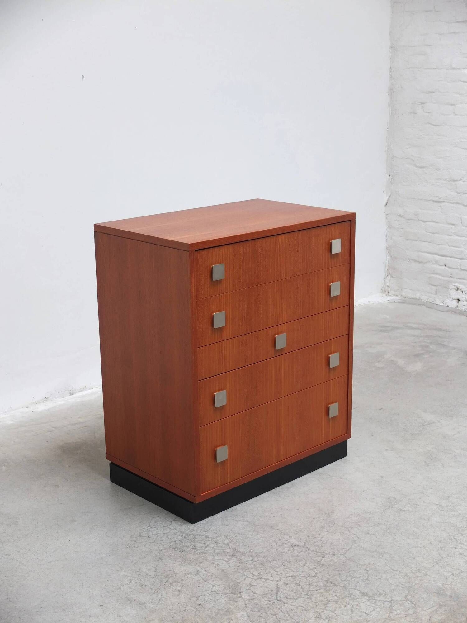 Teak chest of drawers by Alfred Hendrickx for Belform, 1960s