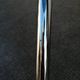 Designer smoked glass table, chrome Mikado base, vintage 1970