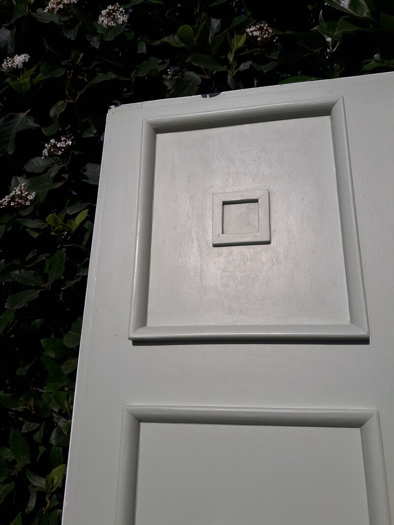 Door 207x99,5cm communication back panel molded