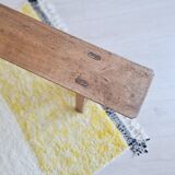 Antique wooden farm bench