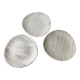 3 Niderviller ceramic dinner plates, Voile model