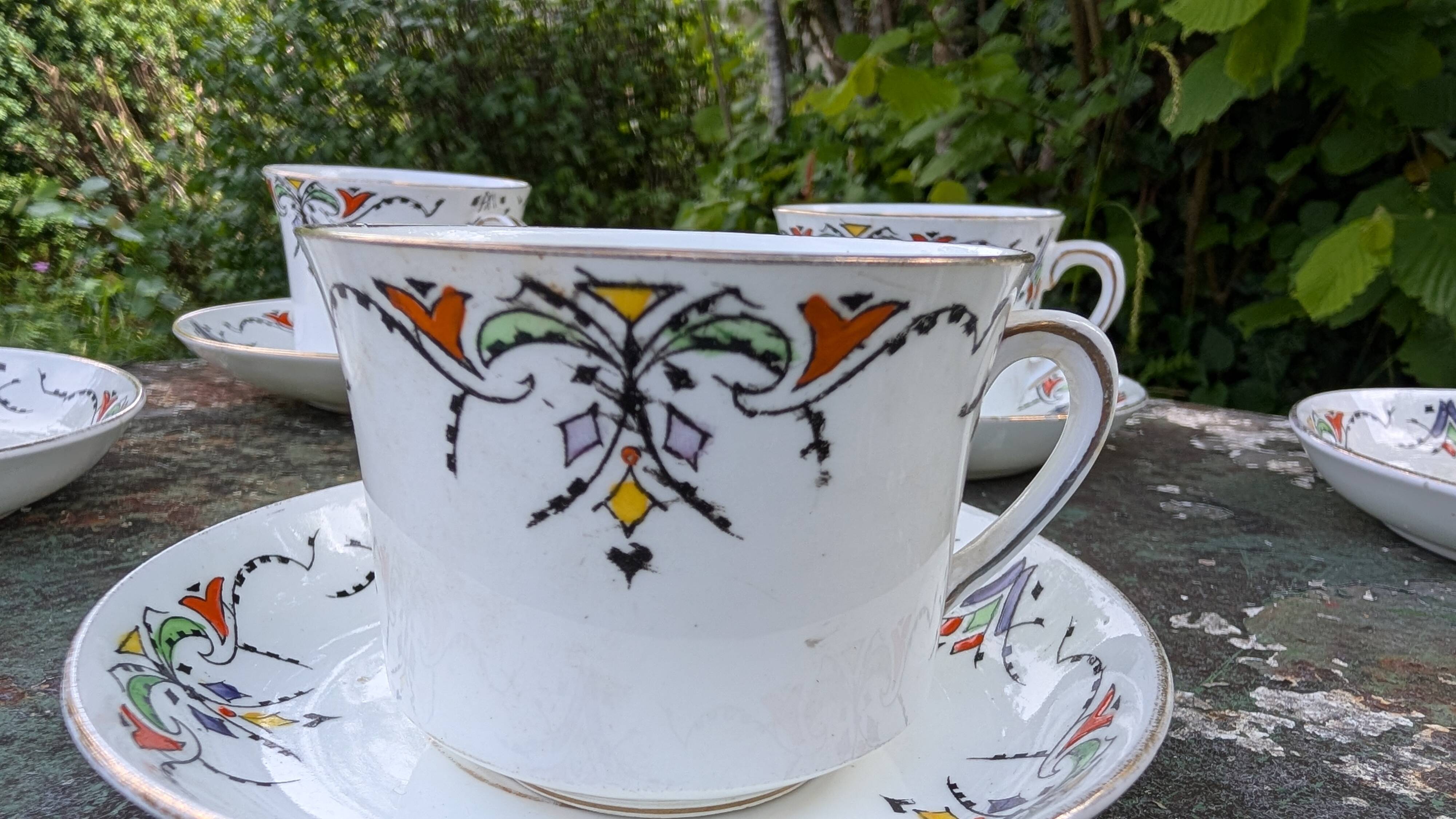 Art Deco English tea service Gladstone