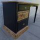Three-drawer desk in solid pine – Completely revamped