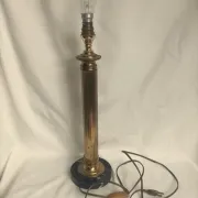 Lamp base in brass and marble - 1970s/1980s