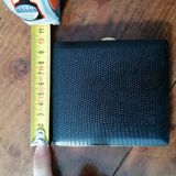 Vintage black longchamp leather cigarette case