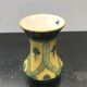 Jersey vase ceramics green & yellow decor vintage flowers