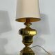 Vintage Large Italian Solid Brass table lamp from 50s
