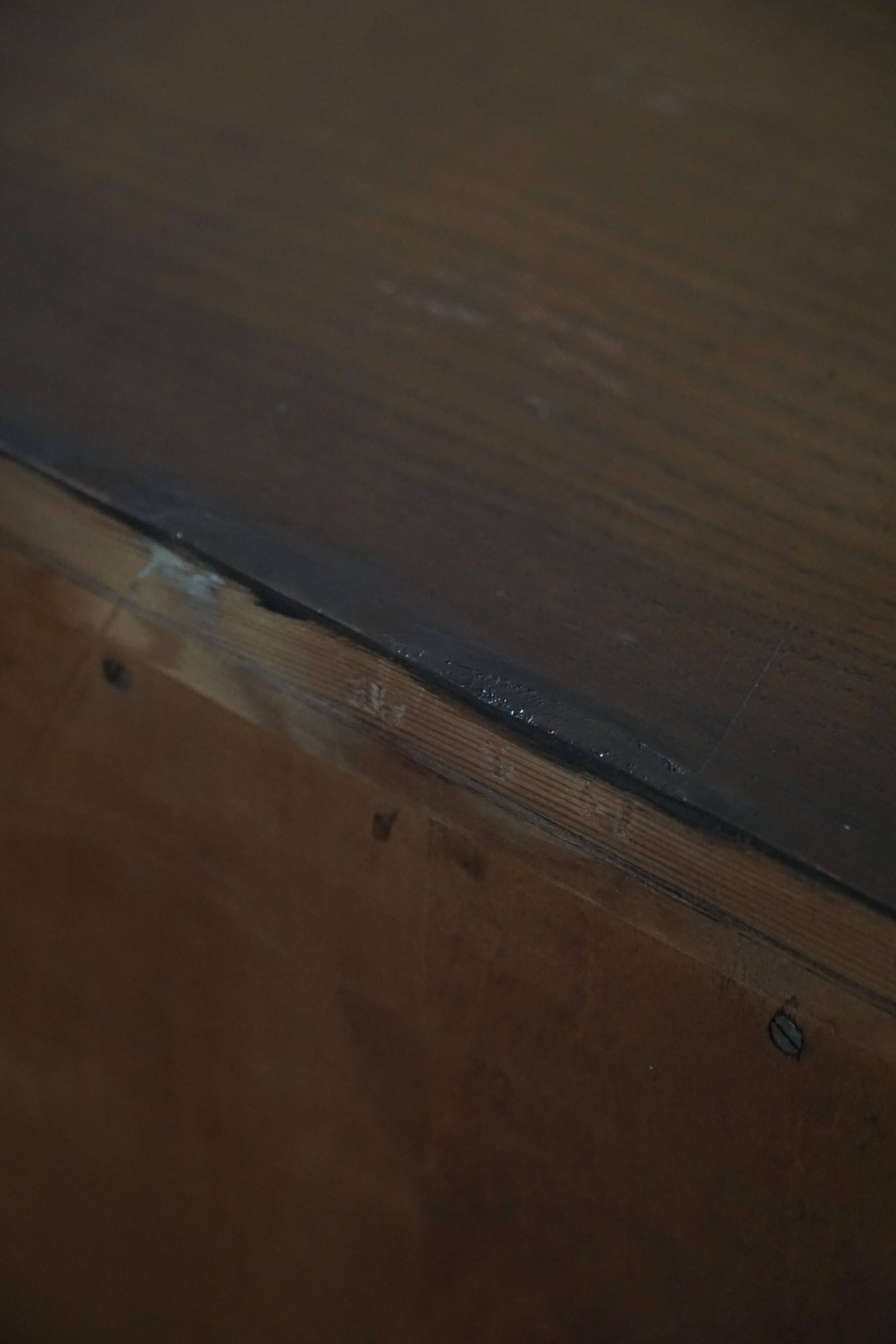 Swedish Grace, Geometric Oak Armoire, Thysells Furniture, Art Deco, 1940s