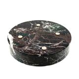 Sergio Asti, red Levanto marble ashtray bowl, UP&UP Carrara Italy, 1970s