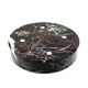 Sergio Asti, red Levanto marble ashtray bowl, UP&UP Carrara Italy, 1970s
