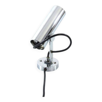 Stainless steel quality sixties  vintage wall lamp