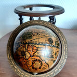 Vintage desktop world map