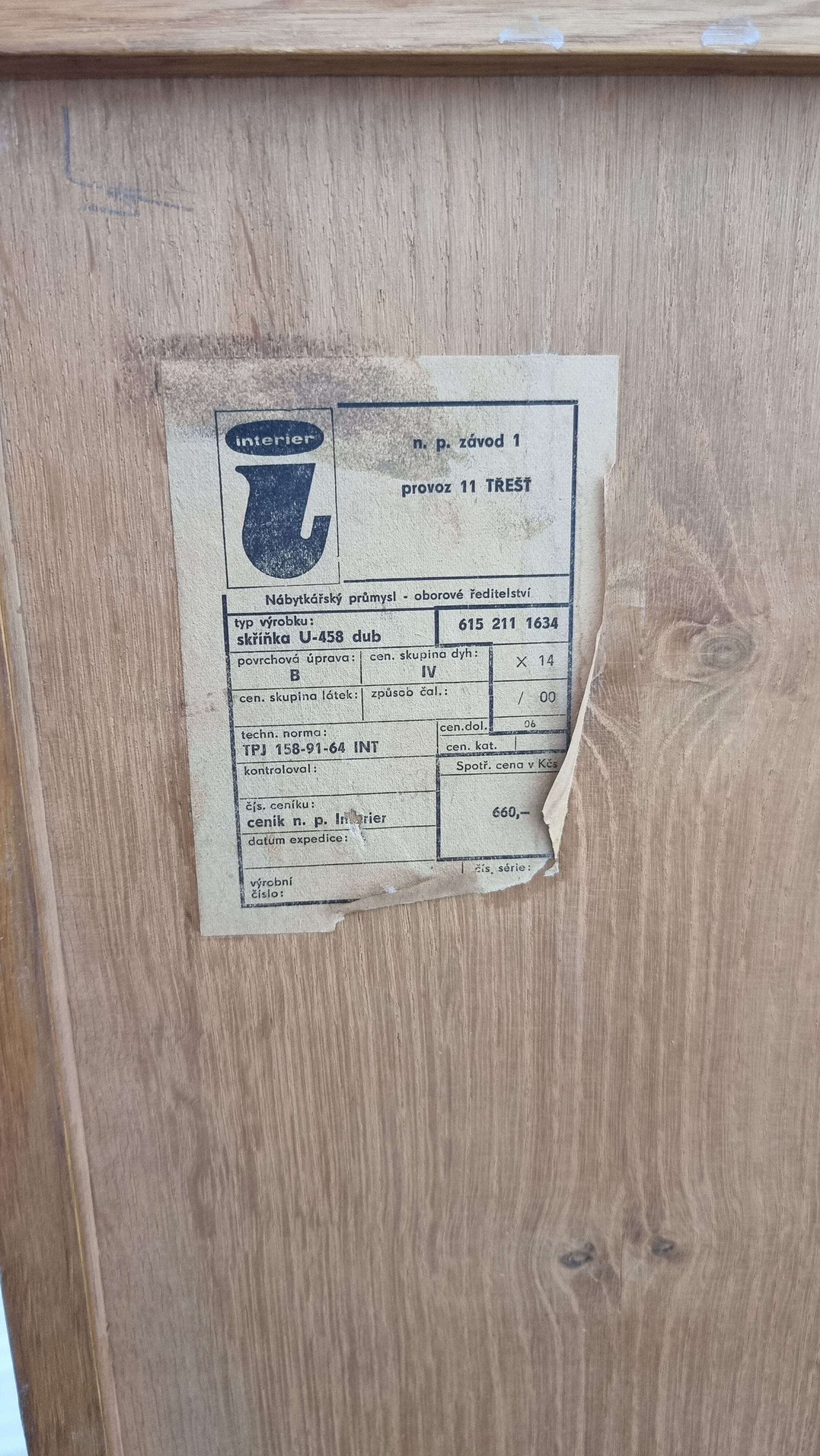 Vintage Sideboard by Jiri Jiroutek for Interier Prague, 1960s