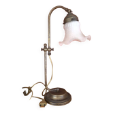 Lampe de bureau tulipe en bronze Bolzonella