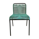 Green scoubidou chair
