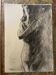 Signed charcoal drawing of a female portrait "in the shadow"