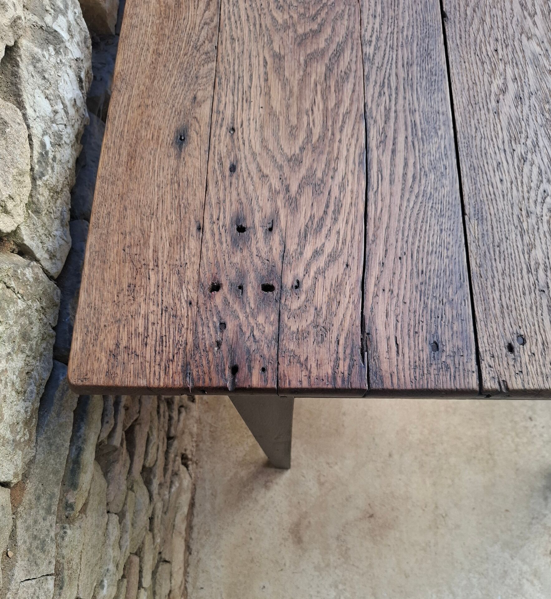 Oak farmhouse table 200cm