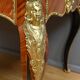 Regency style marquetry desk in precious woods – Late 19th century