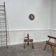 Paire de chaises en bois art populaire