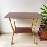 Desserte vintage années 60 en formica relookée