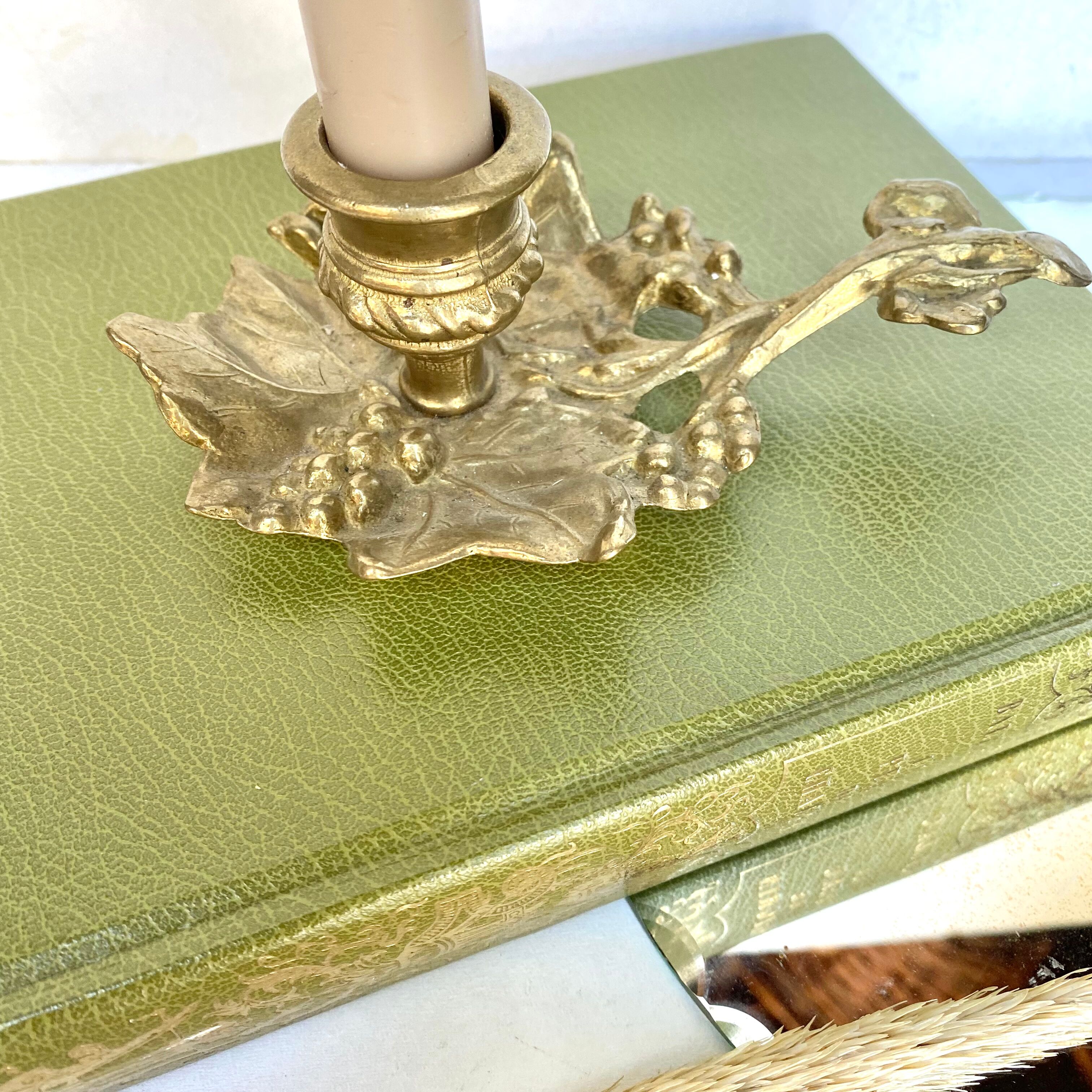 Brass candle holder