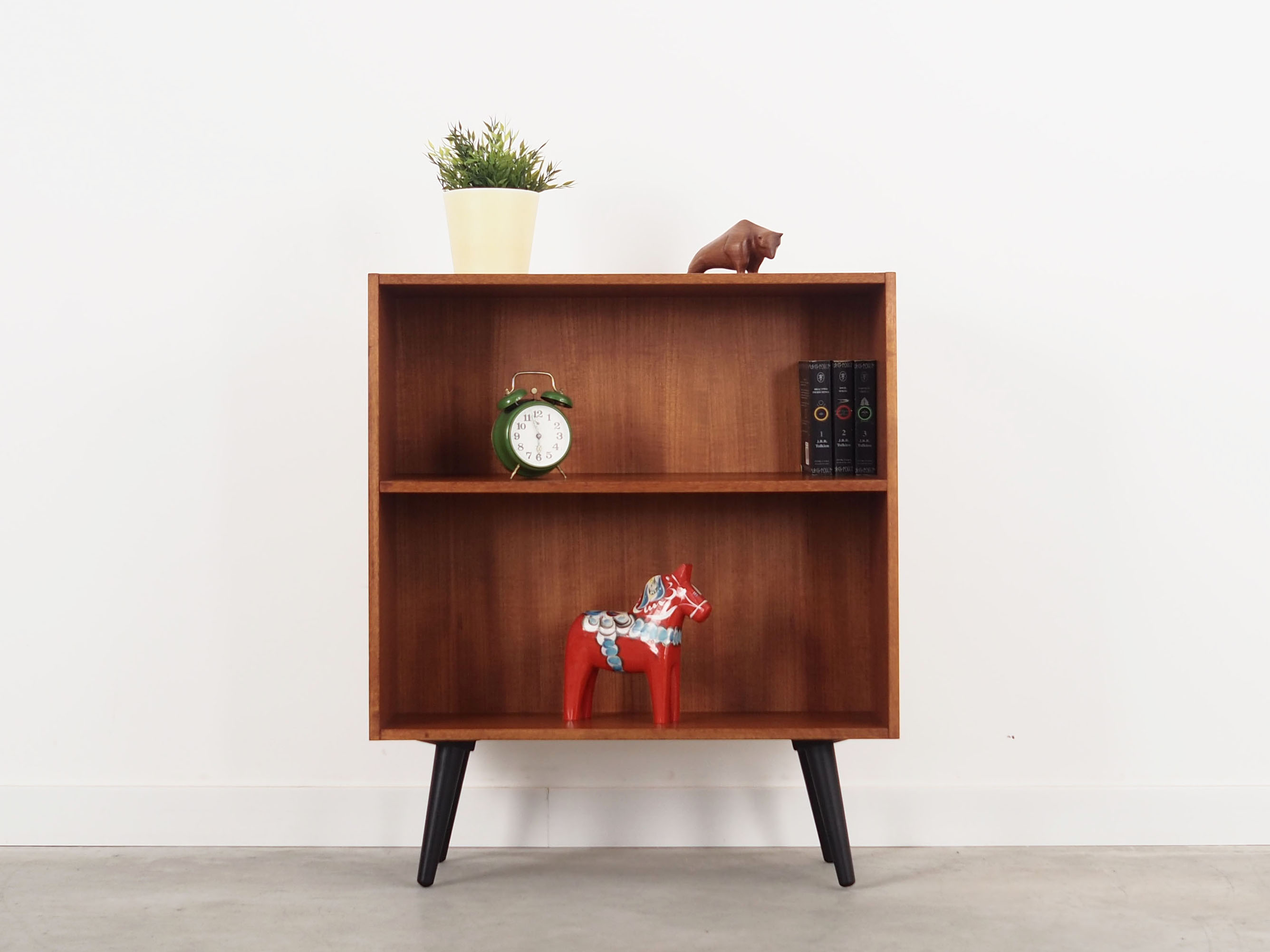 Teak bookcase, Danish design, 1970s, manufactured by Denka