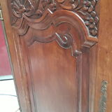 Solid cherry wood sideboard with 3 doors and 1 drawer
