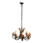 Lustre en fer forgé des années 1940
