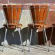 Lot de 6 chaises "pétale" de Soudéxvinyl