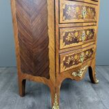 Louis XV marquetry secretary, Napoleon III period