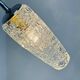 Ancienne applique metal et verre vintage