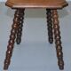 Chaise de vestibule Black Forrest en bois sculpté 19ème siècle