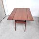 Table basse relevable en teck,  Danemark - 1960