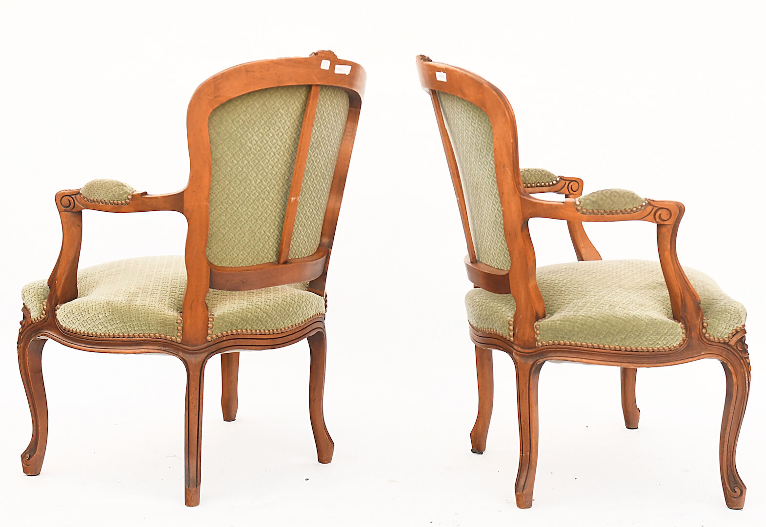 4 fauteuils de style louis xv