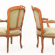 4 fauteuils de style louis xv