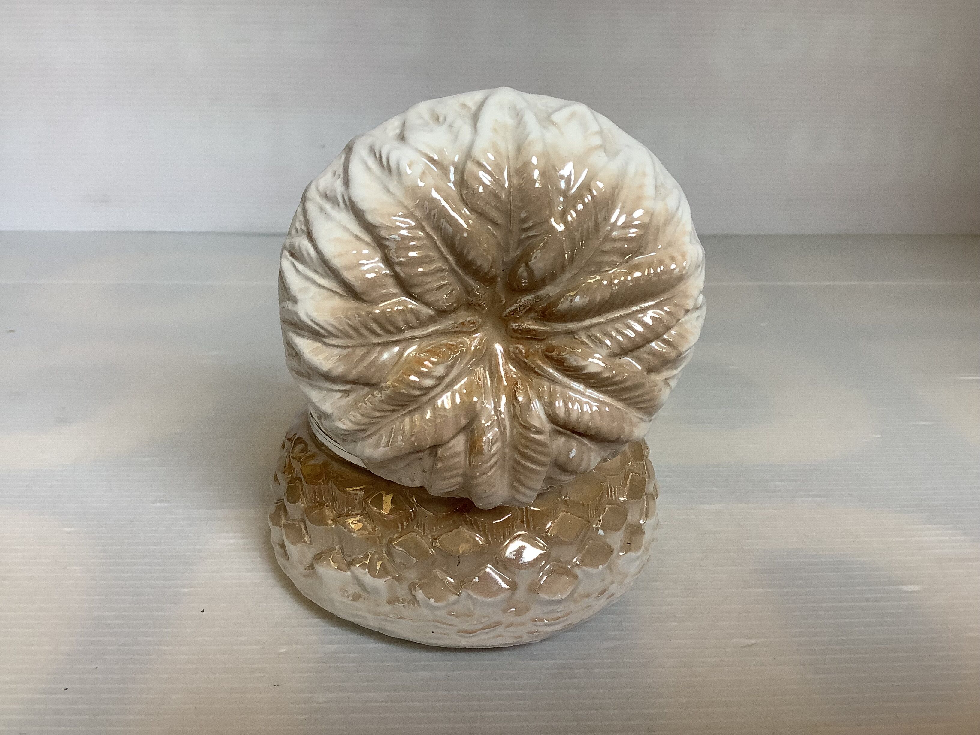 Pineapple iridescent ring holder box Italy