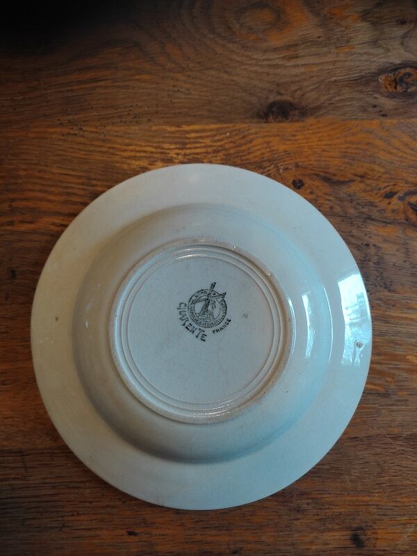 Hollow plate ceramic mill wolves Charente dp 0323106