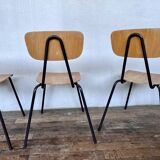 Series of 6 vintage chairs