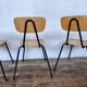 Series of 6 vintage chairs