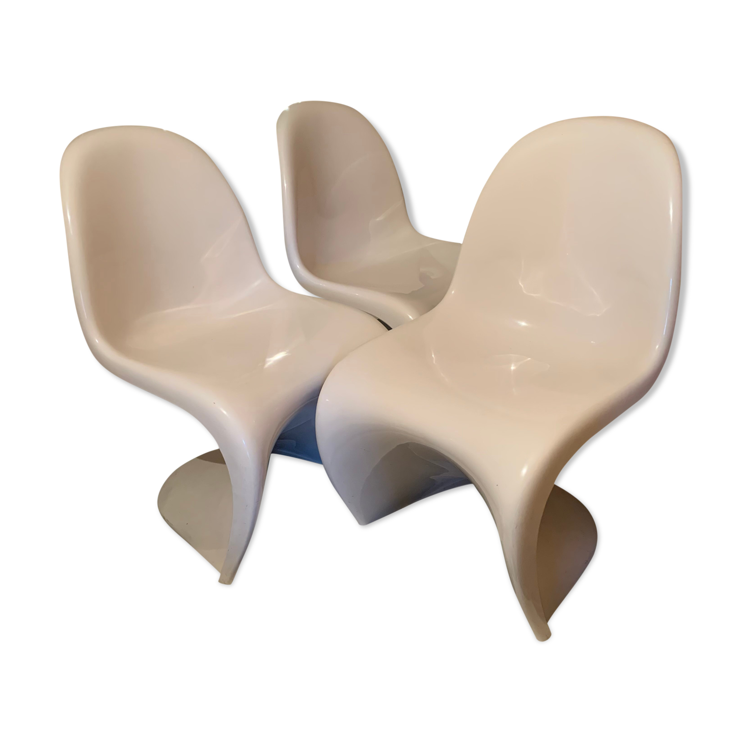Chaises S Verner Panton - Herman Miller - Fehlbaum Production
