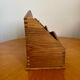 Porte-courrier en bois vintage