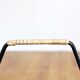 Vintage wicker magazine rack