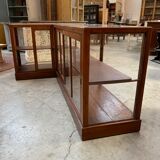 Mahogany corner display counter